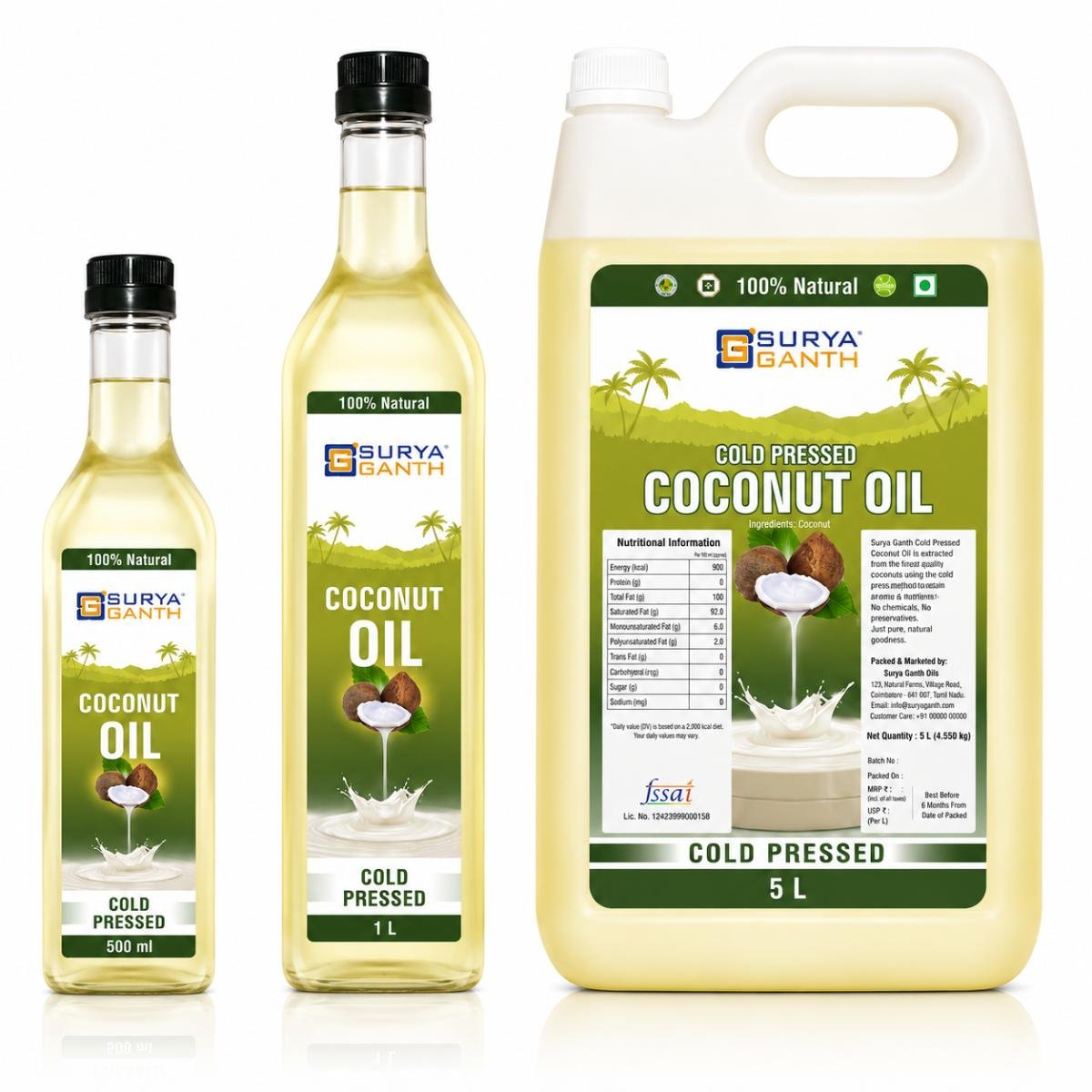 Cold Pressed Coconut Oil