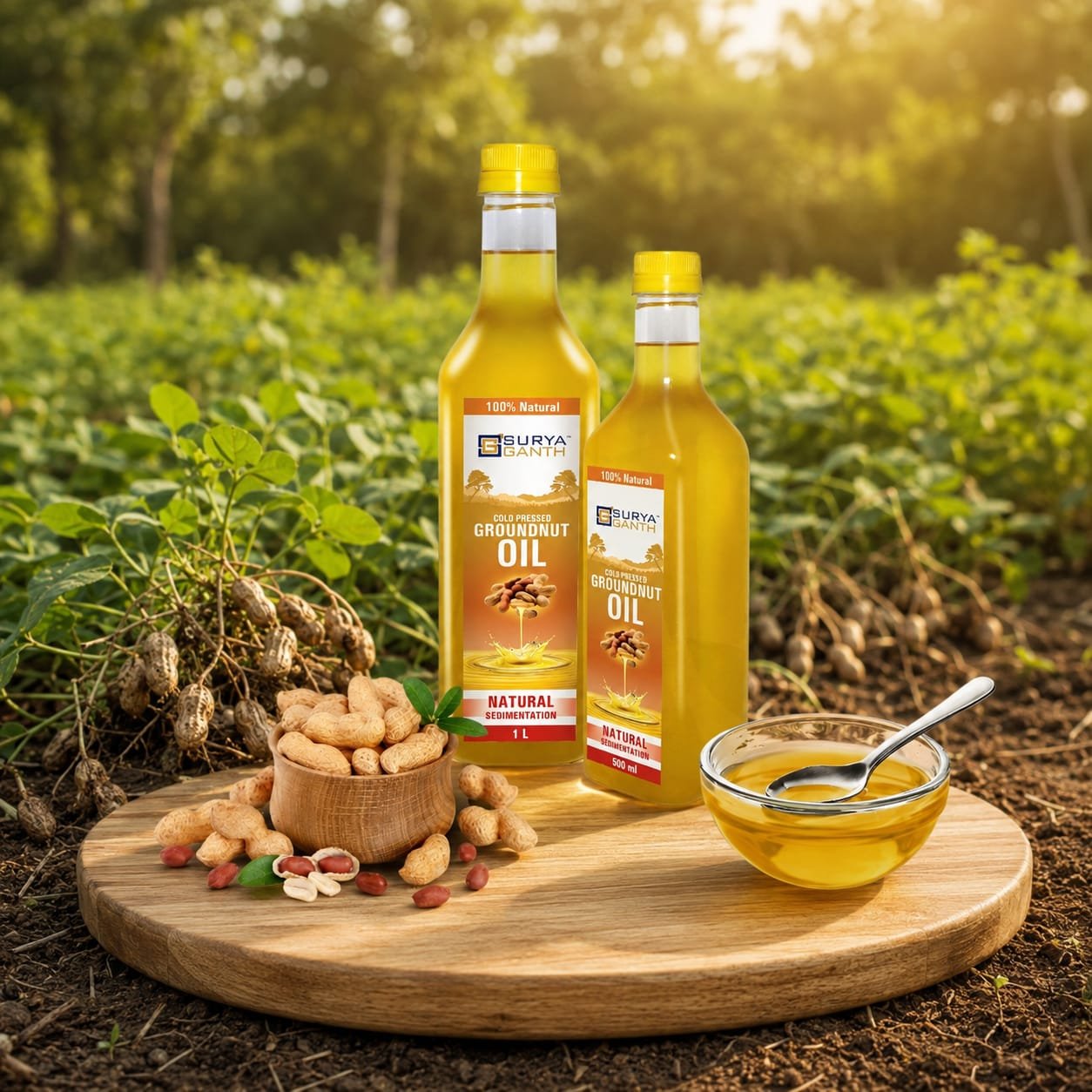 Cold Pressed Groundnut Oil
