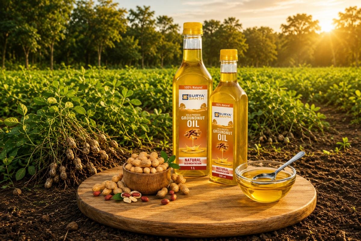 Cold Pressed Groundnut Oil